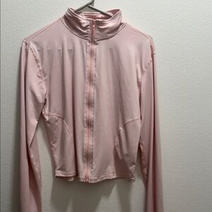 Light Pink Full-Zip Women's Jacket